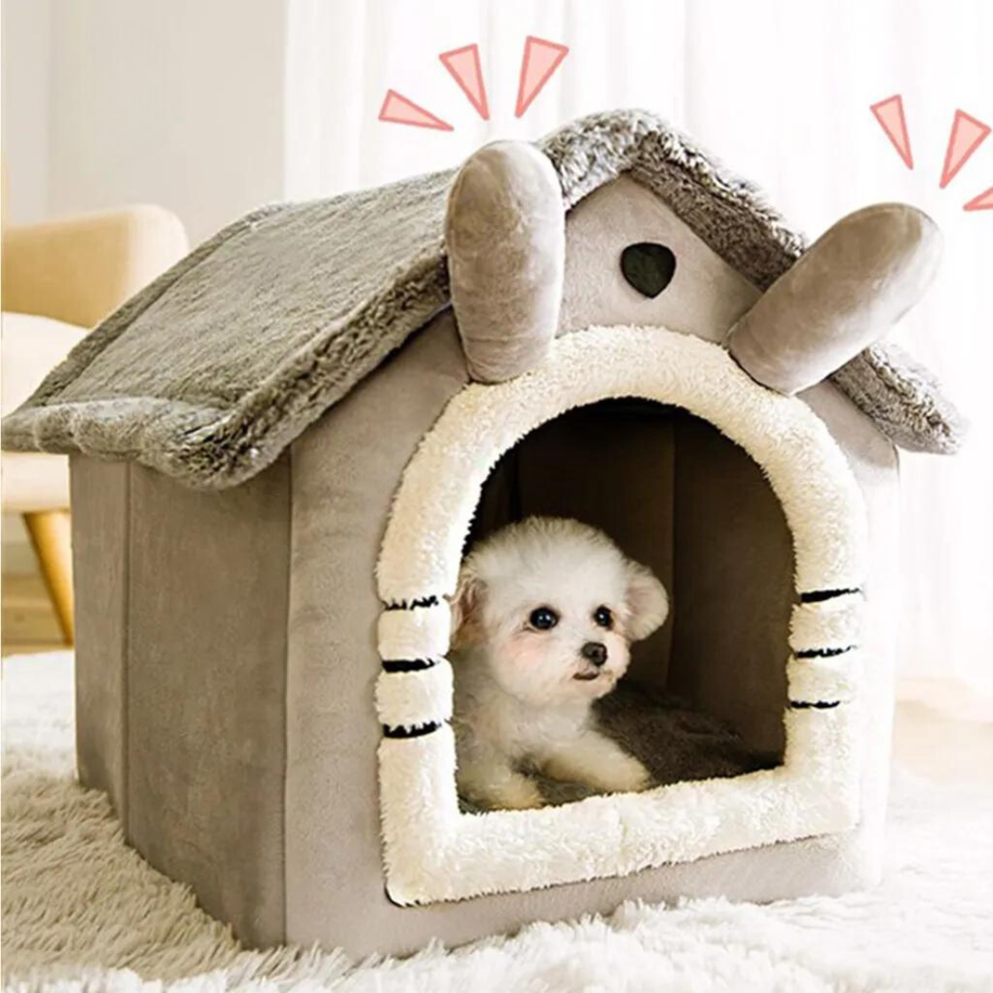 Foldable Pet House Bed