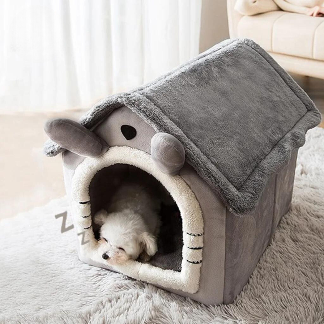 Foldable Pet House Bed