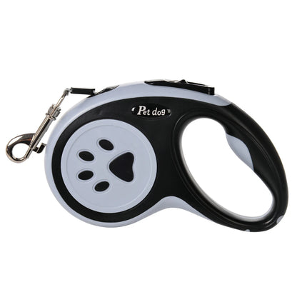 Retractable Dog Leash with Paw Design