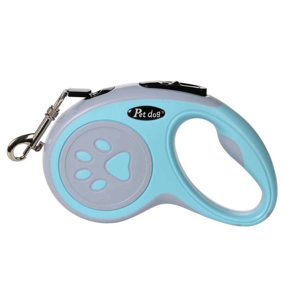 Retractable Dog Leash with Paw Design